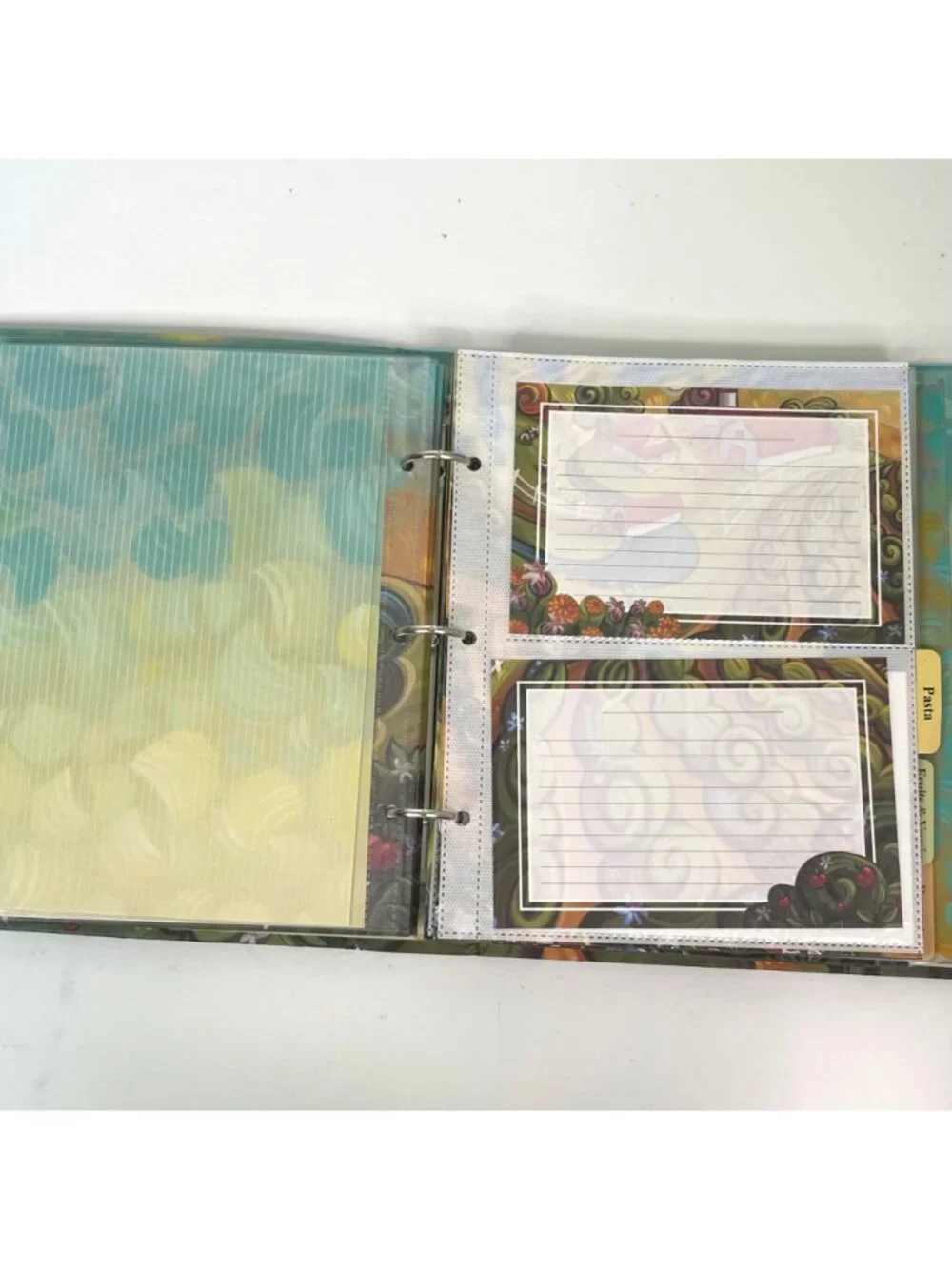 Simple Dream My Recipe Collection 3-Ring Binder Rooster Folk Art Complete